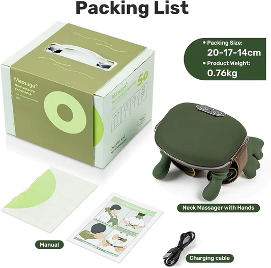 جهاز تدليك بيونيك حراري لاسلكي محمول للرقبه 2