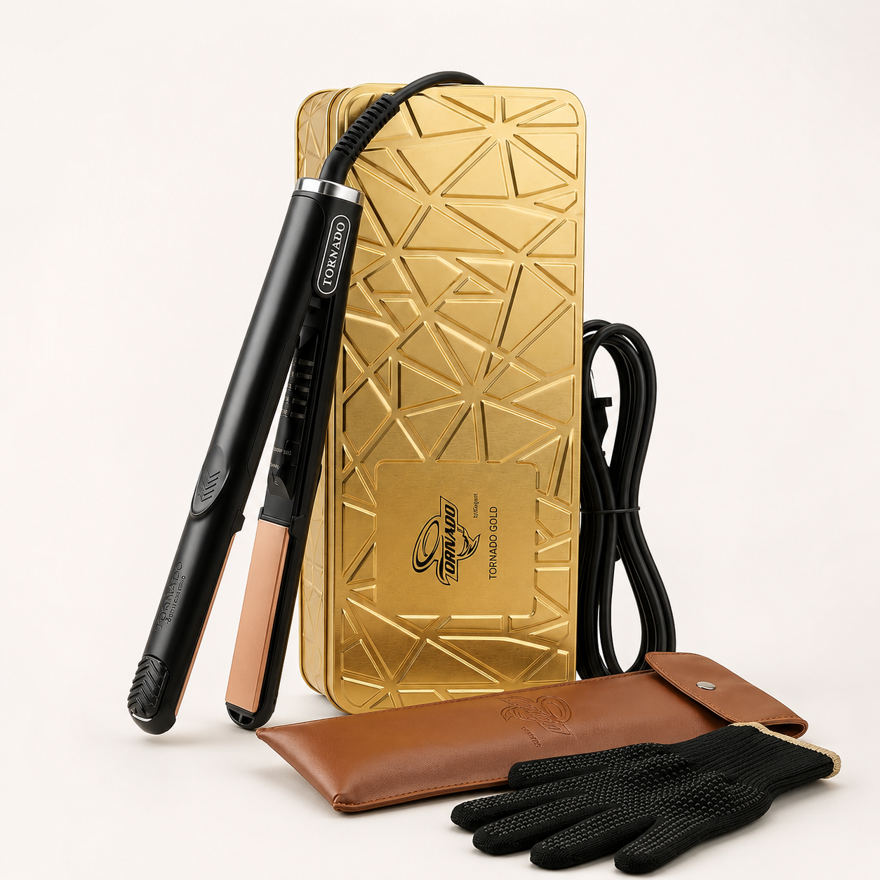 مكواة شعر Tornado Gold