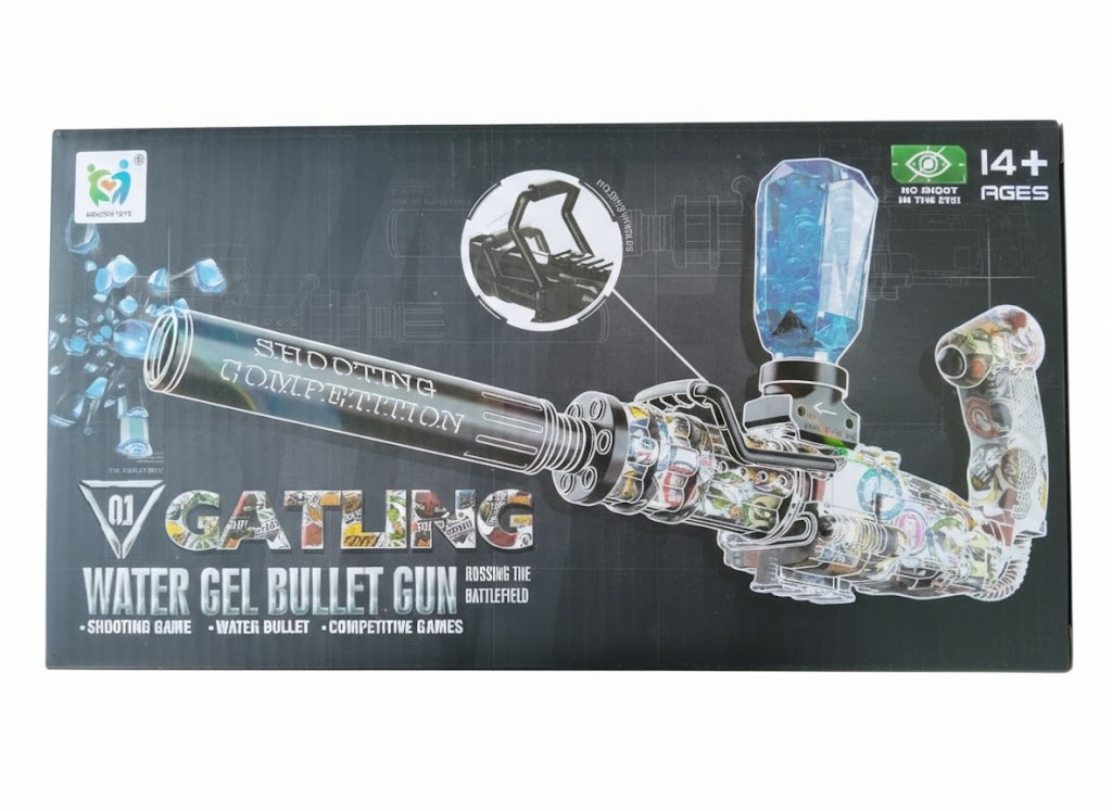 بندقية رصاص جل مائي جاتلينج