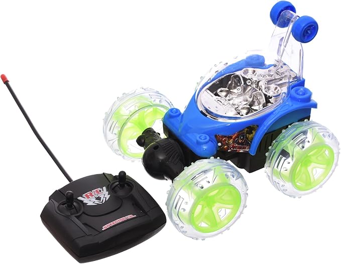 سيارة دوارة 360 درجة بجهاز تحكم عن بعد عالية الجودة مع شخصيات للأطفال